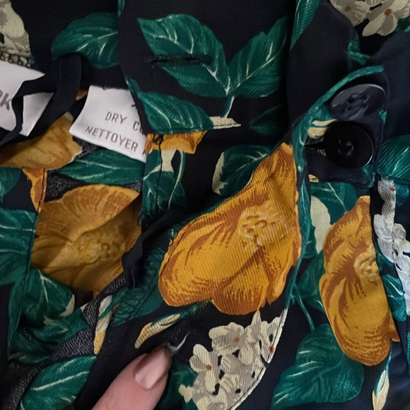 Vintage Floral Midi pleated skirt 80s - Picture 6 of 6